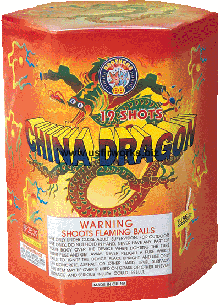 Fireworks - 200G Multi-Shot Cake Aerials - CHINA DRAGON