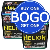 Fireworks - 200G Multi-Shot Cake Aerials - Buy One Get One Helion 200g Fireworks Cake