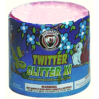 Fireworks - 200G Multi-Shot Cake Aerials - Twitter Glitter Jumbo 200g Fireworks Cake