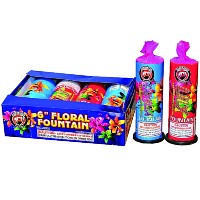 Fireworks - Fountain Fireworks - 6 inch Assorted Fountain 4 Piece