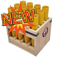 Fireworks - Fiberglass Mortar Tubes - 1.91 inch 12 Shot Vertical Mortar Rack