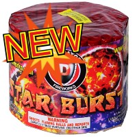 Fireworks - 200G Multi-Shot Cake Aerials - Star Burst 200g Fireworks Cake