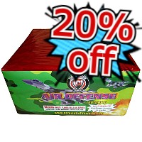 Fireworks - 200G Multi-Shot Cake Aerials - 20% off Air Defense 200g Fireworks Cake