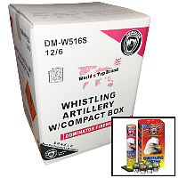 Fireworks - Wholesale Fireworks - Whistling Artillery 6 Shot Reloadable Wholesale Case 12/6