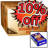 Fireworks - Wholesale Fireworks - 10% Off M-150 Salute Firecrackers Wholesale Case 40/36