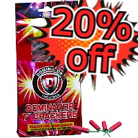 Fireworks - Firecrackers - 20% Off Dominator 1 inch Firecrackers