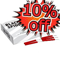 Fireworks - Firecrackers - 10% Off Black Spider Firecrackers 60 Piece