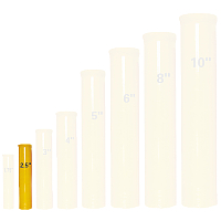 Fireworks - Fiberglass Mortar Tubes - 2.5 inch Fiberglass Mortar with Plug