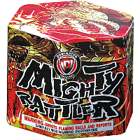 Fireworks - 200G Multi-Shot Cake Aerials - Mighty Rattler 200g Fireworks Cake