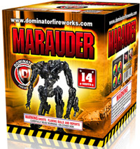 Fireworks - 200G Multi-Shot Cake Aerials - Marauder - 200g Fireworks Cake