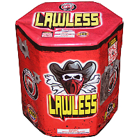 Fireworks - 200G Multi-Shot Cake Aerials - Lawless 200g Fireworks Cake