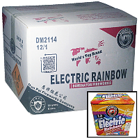 Fireworks - Wholesale Fireworks - Electric Rainbow Crossettes 200g Wholesale Case 12/1