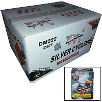 Fireworks - Wholesale Fireworks - Silver Cyclone 200g Wholesale Case 24/1