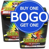 Fireworks - 200G Multi-Shot Cake Aerials - Buy One Get One Hammertime 200g Fireworks Cake