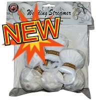 Fireworks - Novelties - Throw Wedding Streamers 6 Piece