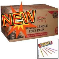 Fireworks - Wholesale Fireworks - Roman Candle Poly Pack Wholesale Case 6/24