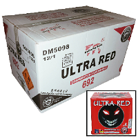 Fireworks - Wholesale Fireworks - Ultra Red 500g Wholesale Case 12/1