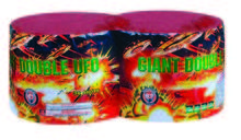 Fireworks - 500G Firework Cakes - Giant Double UFO - 500g Cake