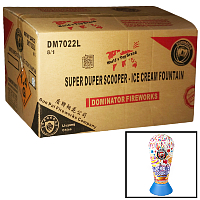 Fireworks - Wholesale Fireworks - Super Duper Scooper Ice Cream Fountain Wholesale Case 8/1