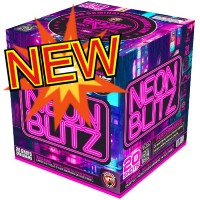 Fireworks - 200G Multi-Shot Cake Aerials - Neon Blitz 200g Fireworks Cake
