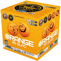 Fireworks - 500G Firework Cakes - Orange Ya Glad 500g Fireworks Cake