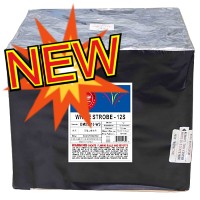 Fireworks - 500G Firework Cakes - 12 Shot White Strobe 500g Fireworks Cake