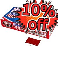 Fireworks - Firecrackers - 10% Off Dominator USA Firecrackers 16s Full Brick