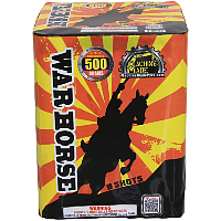 Fireworks - 500G Firework Cakes - War Horse 500g Fireworks Cake