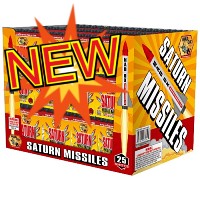Fireworks - Missiles - 25 Shot Saturn Missile 36 Piece