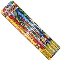 Fireworks - Roman Candles - 10 Ball Magical Roman Candle 6 Piece