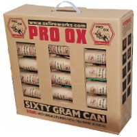 Fireworks - Reloadable Artillery Shells - Pro Ox Sixty Gram Can 18 Shot Reloadable Artillery