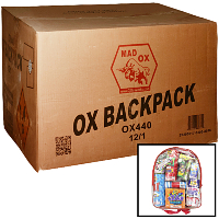 Fireworks - Wholesale Fireworks - Ox Backpack Fireworks Assortment Wholesale Case 12/1