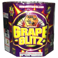 Fireworks - 500G Firework Cakes - Grape Glitz 500g Fireworks Cake