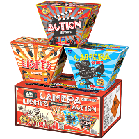 Fireworks - 500G Firework Cakes - Lights Camera Action 500g Fireworks Assortment