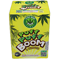 Fireworks - 200G Multi-Shot Cake Aerials - Puff Puff Boom 200g Fireworks Cake