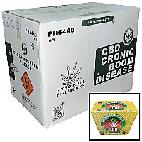 Fireworks - Wholesale Fireworks - CBD Chronic Boom Disease 500g Wholesale Case 4/1