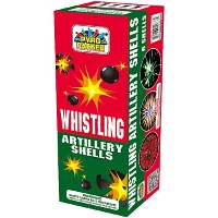 Fireworks - Reloadable Artillery Shells - Whistling Artillery Shells 6 Shot Reloadable Artillery