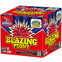 Fireworks - 500G Firework Cakes - Power Series Blazing Peony 500g Fireworks Cake