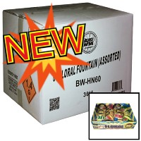 6 inch Assorted Fountain Wholesale Case 36/4 Fireworks For Sale - Wholesale Fireworks 