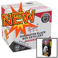 Dominator Black Box Artillery Shells Wholesale Case 12/6 Fireworks For Sale - Wholesale Fireworks 