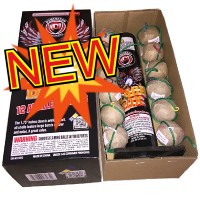 Black Box Artillery Compact 12 Shot Reloadable Artillery Fireworks For Sale - Reloadable Artillery Shells 