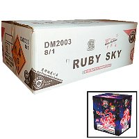 Fireworks - Wholesale Fireworks - Ruby Sky 200g Wholesale Case 8/1