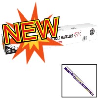 5 Minute #36 Gold Electric Sparklers Wholesale Case 36/4 Fireworks For Sale - Wholesale Fireworks 