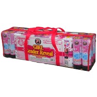 Gender Reveal Night Assortment Girl Fireworks For Sale - 200G Multi-Shot Cake Aerials 