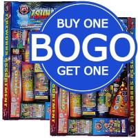 Buy One Get One Tsunami Fireworks Assortment Fireworks For Sale - BOGO! Buy One Get One Free Fireworks Special 