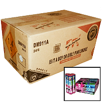 Is it a Boy or Girl? Pink Smoke Wholesale Case 24/6 Fireworks For Sale - Wholesale Fireworks 