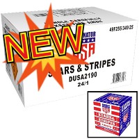 Stars and Stripes 200g Wholesale Case 24/1 Fireworks For Sale - Wholesale Fireworks 