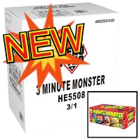 3 Minute Monster 500g Wholesale Case 3/1 Fireworks For Sale - Wholesale Fireworks 