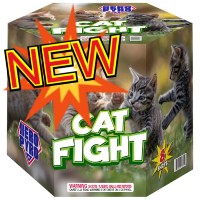 Fireworks - 200G Multi-Shot Cake Aerials - Cat Fight 200g Fireworks Cake