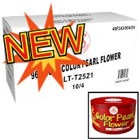96 Shot Color Pearl Flower 200g Wholesale Case 40/1 Fireworks For Sale - Wholesale Fireworks 